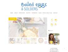 Tablet Screenshot of boiledeggsandsoldiers.com